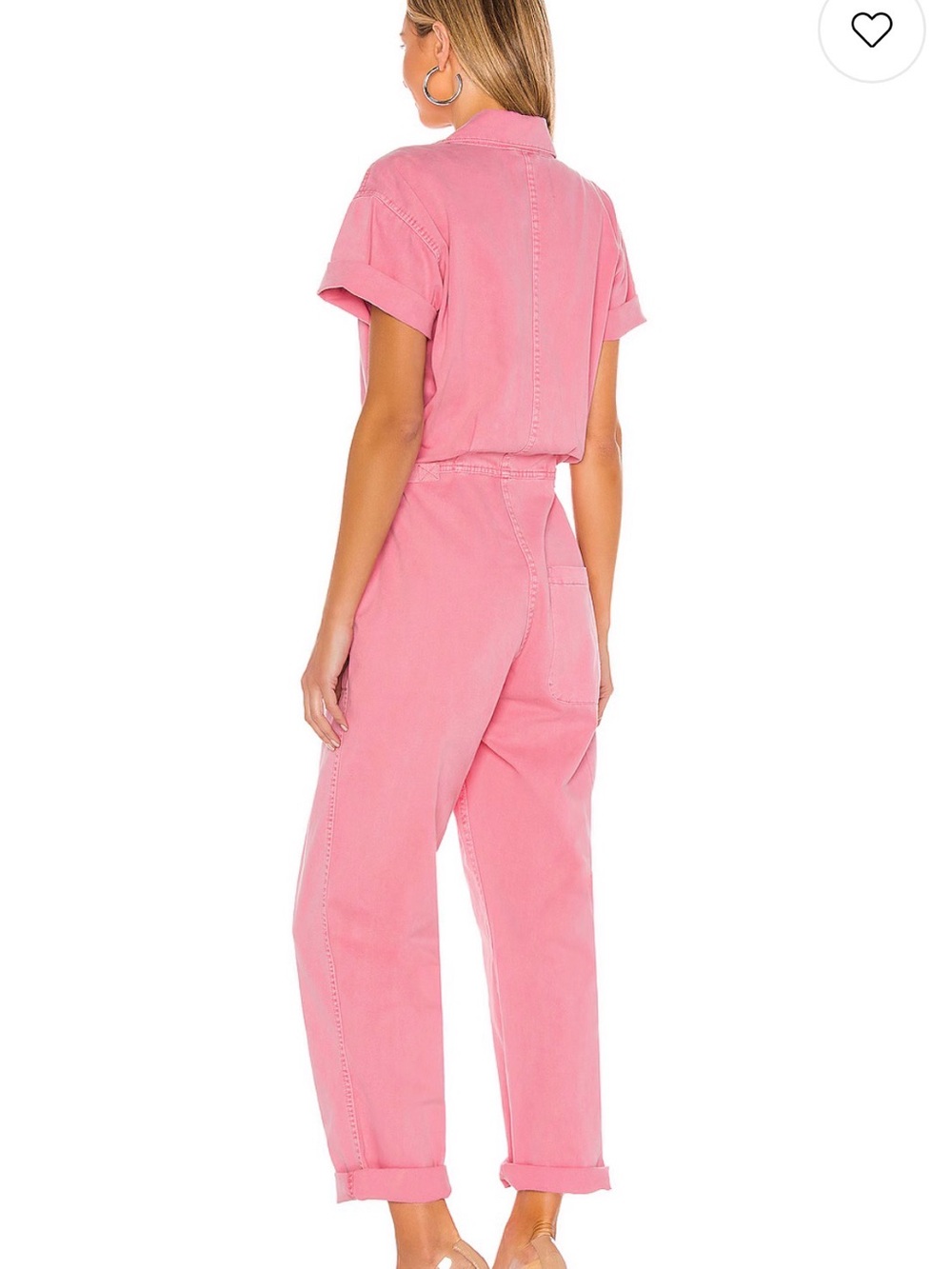pistola Pink Short-Sleeve Utility Jumpsuit - Picture 2 of 10